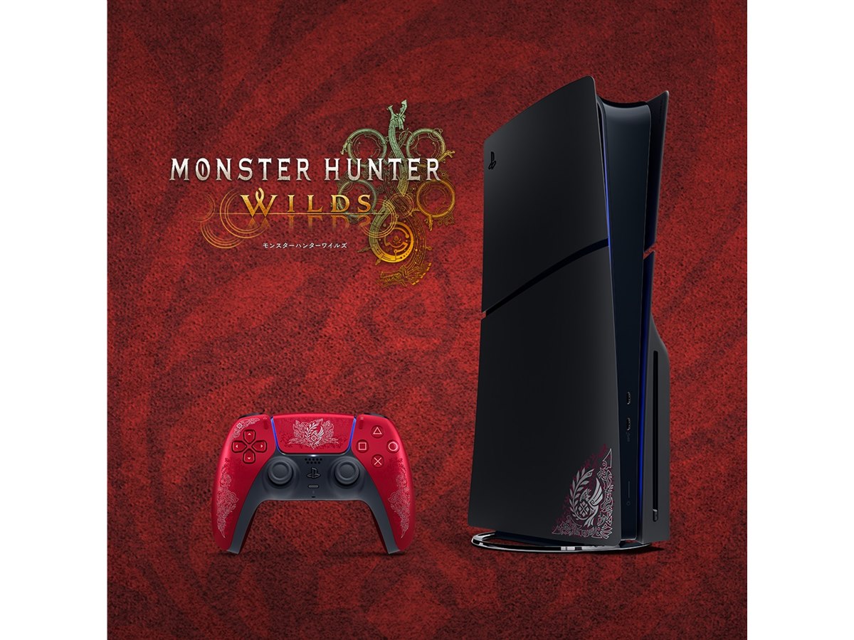 SIE、「モンハンワイルズ」デザインのPS5用ワイヤレスコントローラー