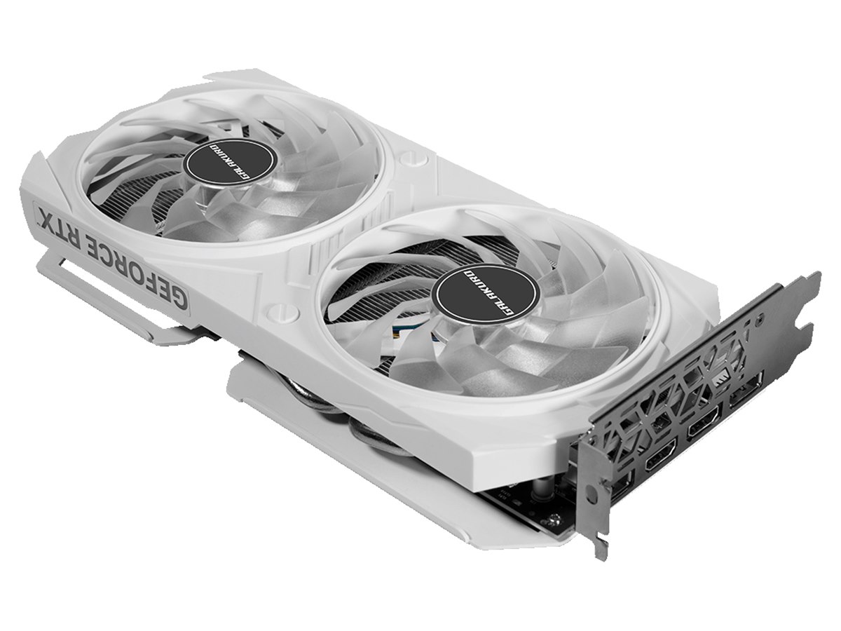 玄人志向、ホワイト基板の「GeForce RTX 4060」搭載ビデオカード