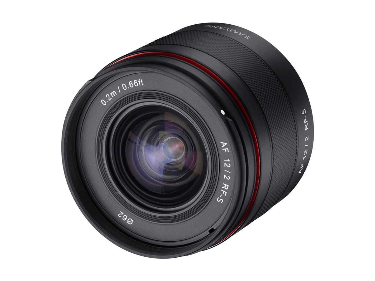 サムヤン、APS-C用RFマウントレンズ「SAMYANG AF 12mm F2 RF-S