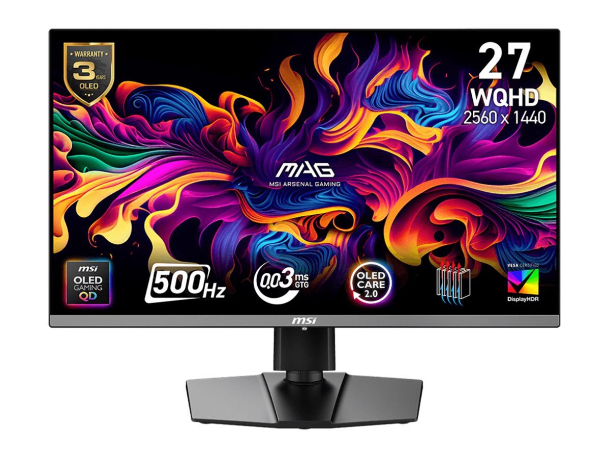 MSI、26.5型有機ELゲーミングモニター「MAG 272QP QD-OLED X50」amazon
