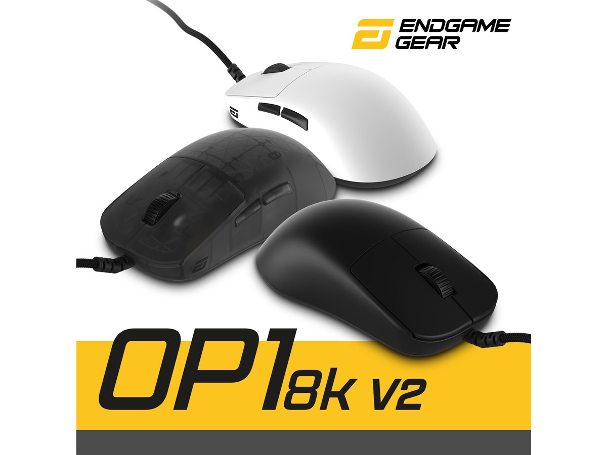Endgame Gear、新センサーを搭載したポーリングレート8000Hzの有線