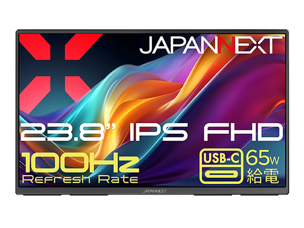 JAPANNEXT、携帯性を備えた23.8型フルHDモバイルモニター「JN-MD
