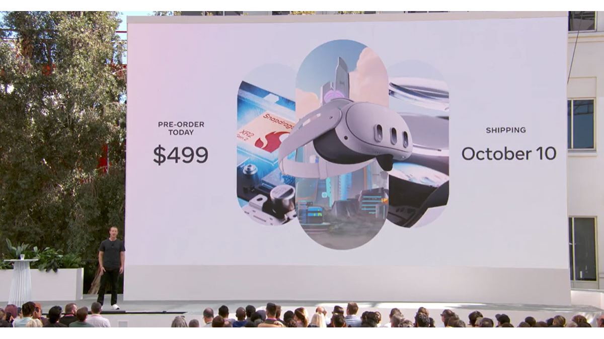 Meta Quest 3」は10月10日発売！ 128GBと512GBの2モデルで価格は74,800