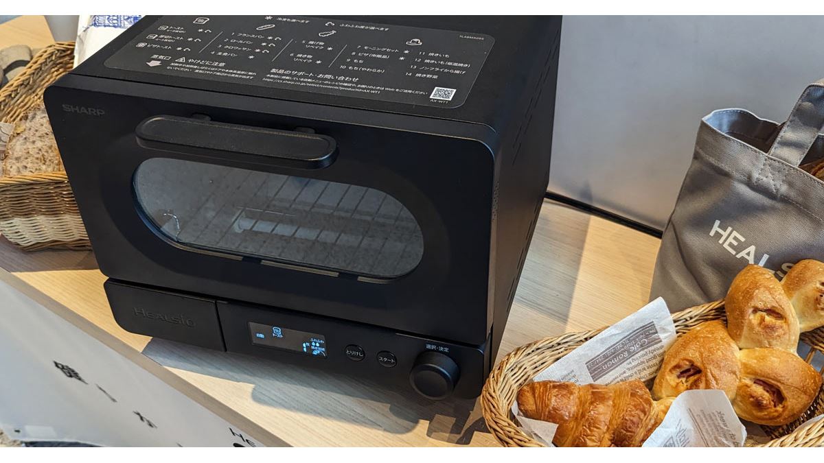 サクッ、ふわっ、もちっなど好みの食感で焼ける！ 「ヘルシオ