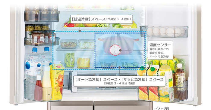 日立 真空チルド R-XG48J(XW) [クリスタルホワイト] 価格比較 - 価格.com