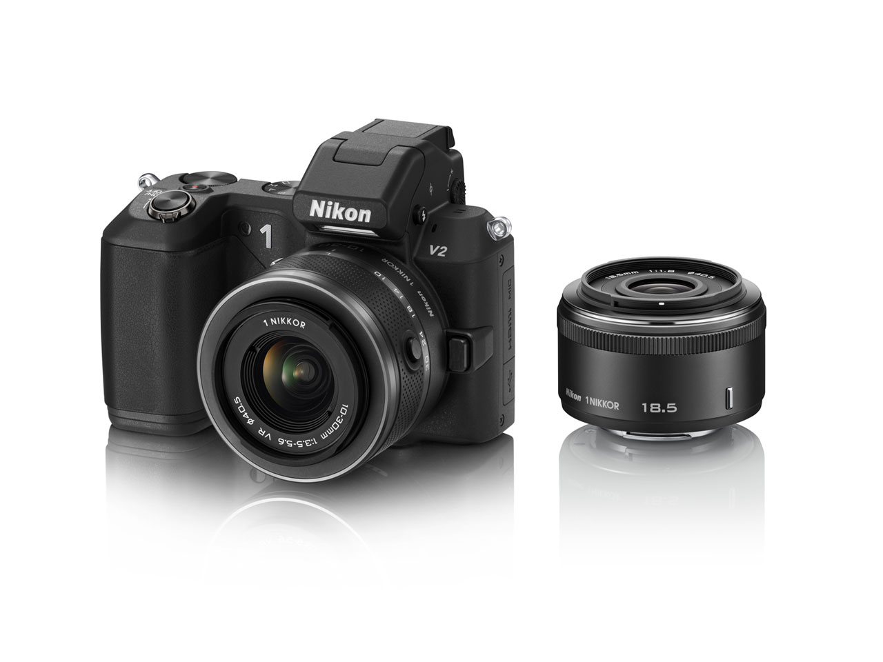 Nikon 1 V1 ブラック 10mm単焦点レンズセット｜ショット数1209回