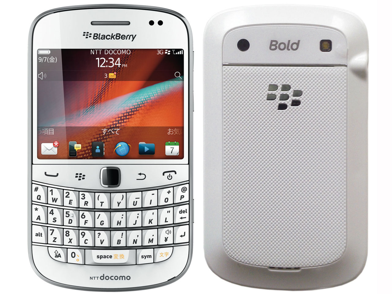価格.com - BlackBerry Bold 9900 docomo [Pure White] 価格比較