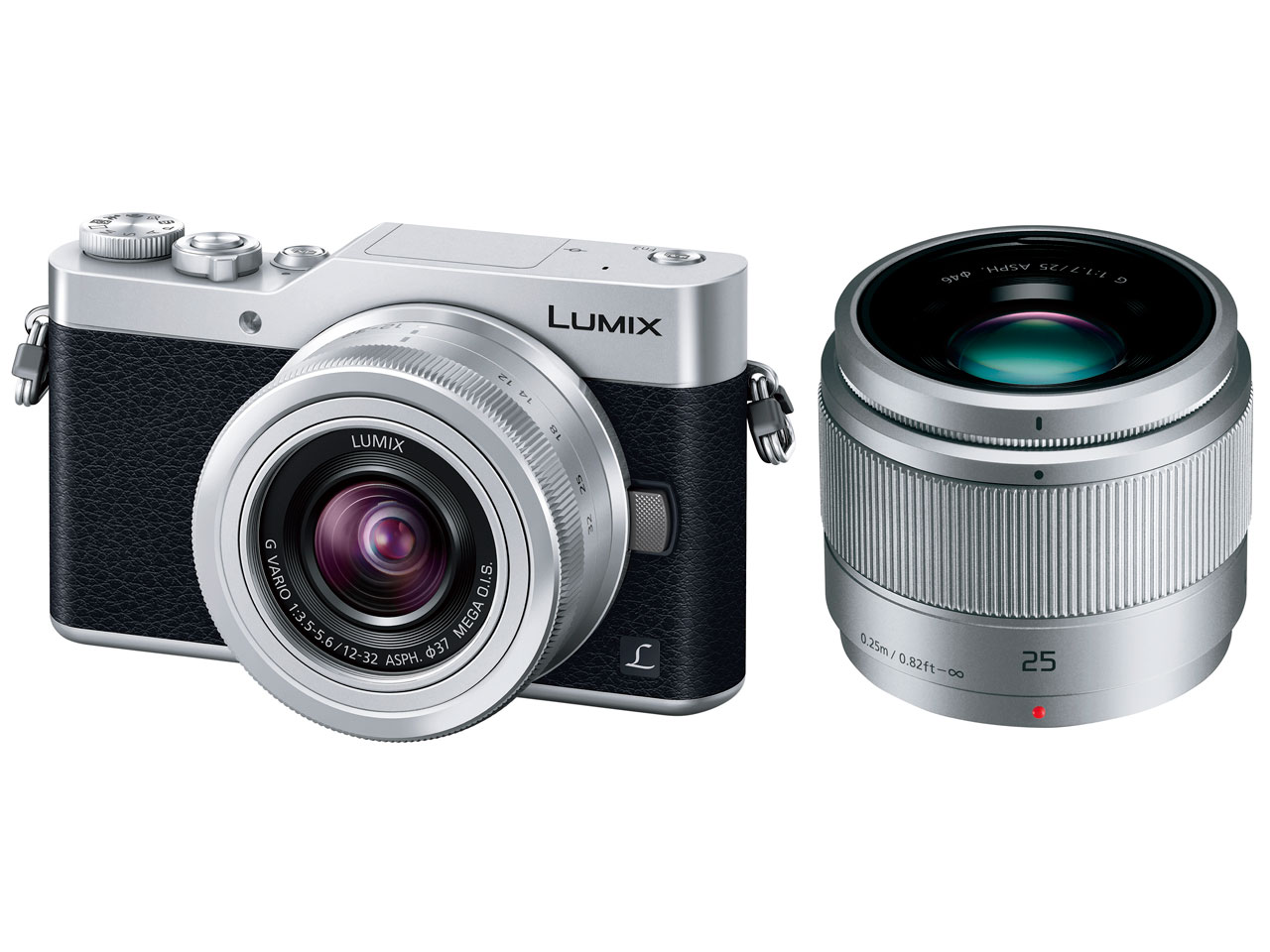 Panasonic LUMIX DC-GF9W 本体と標準レンズ2本 プラス望遠