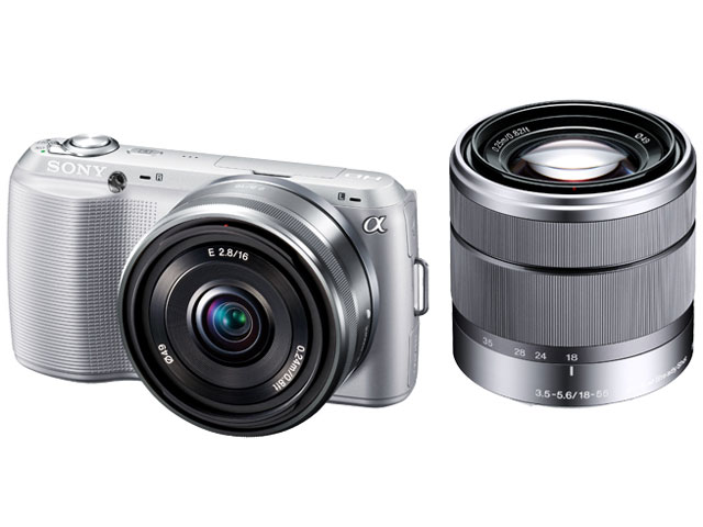 SONY α NEX-C3D ダブルレンズキット [シルバー] 価格比較 - 価格.com