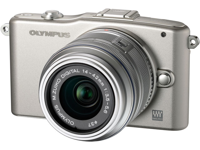 オリンパス OLYMPUS PEN mini E-PM1 ツインレンズキット [シルバー