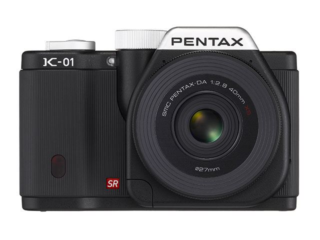 ペンタックス PENTAX K-01 ズームレンズキット [ホワイト×ブラック