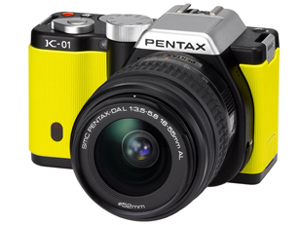 ペンタックス PENTAX K-01 ズームレンズキット [ブラック×イエロー
