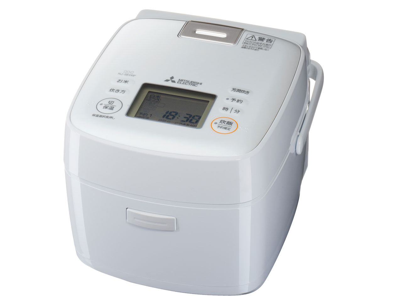 三菱電機 備長炭 炭炊釜 NJ-SE06F-W [月白] 価格比較 - 価格.com