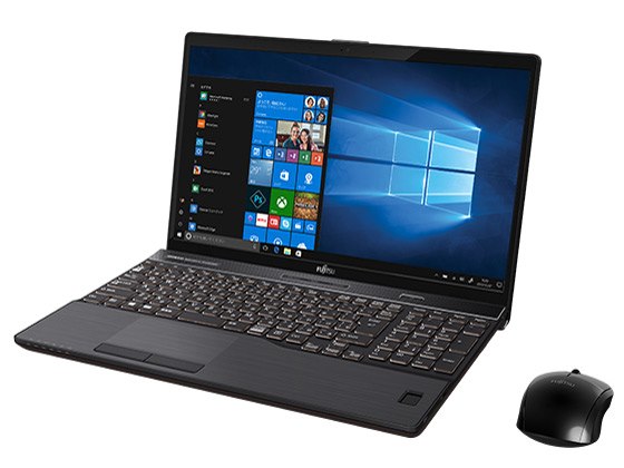 FMV LIFEBOOK AH77/B3 FMVA77B3B [ブライトブラック]の製品画像 - 価格.com