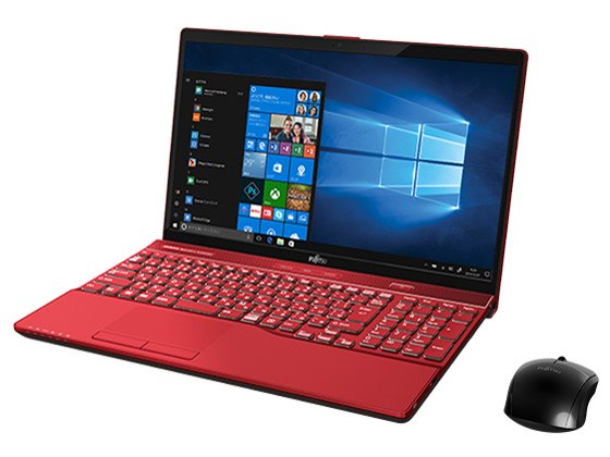 FMV LIFEBOOK AH53/B3 FMVA53B3R [ガーネットレッド]の製品画像 - 価格.com