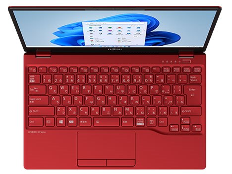 FMV LIFEBOOK UH90/F3 FMVU90F3R [ガーネットレッド]の製品画像 - 価格.com