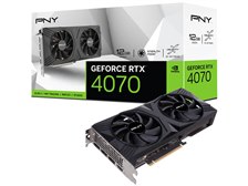 PNY GeForce RTX 4070 12GB VERTO ダブルファン VCG407012DFXPB1