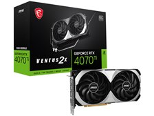 MSI GeForce RTX 4070 Ti VENTUS 2X 12G OC [PCIExp 12GB] 価格比較