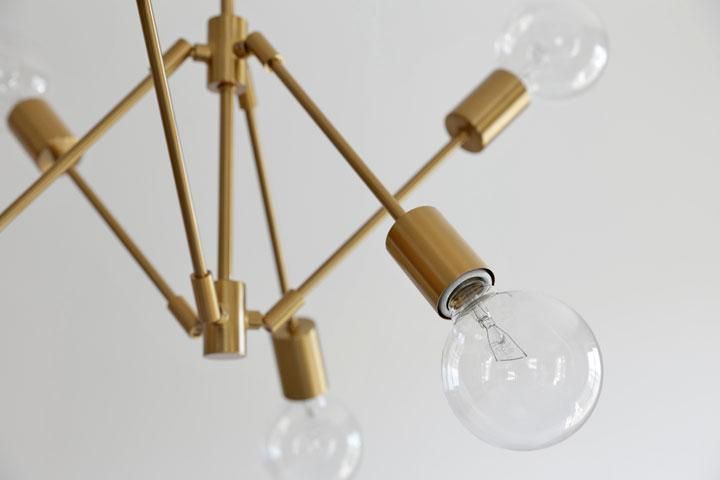 6灯ペンダントライト 照明器具 Gradiska ゴールド｜デザイン照明のCROIX
