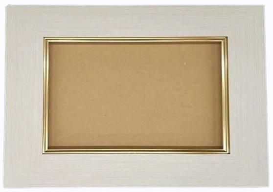 3467 油彩額縁 F6号キャンバス410×318mm用油彩額縁 ウッディホワイト
