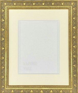 美品:処分】F20 パールゴールド アクリル額縁 マット入り紐付き