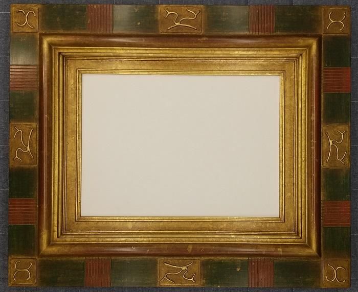 ナチュラルウッド 油彩額縁 ガラス付き f15 ナチュラルウッド 油彩額縁