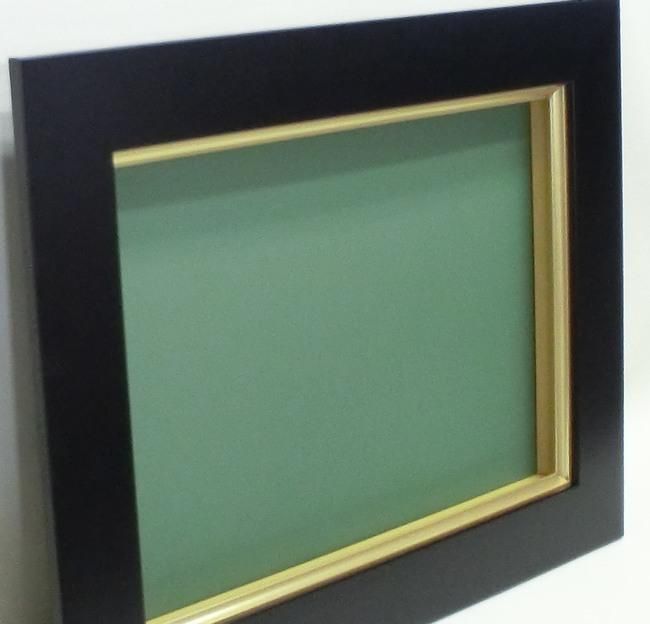 3450 ブラック SM(サムホール) 227×158mm 油彩額縁 木製(MDF製