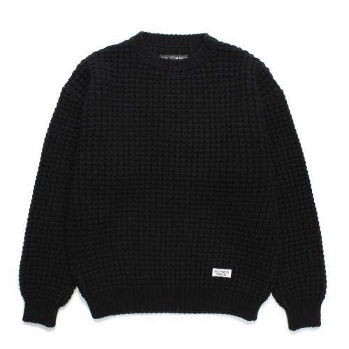 WACKO MARIA ワコマリア WAFFLE KNIT SWEATER - CONUR ONLINESHOP