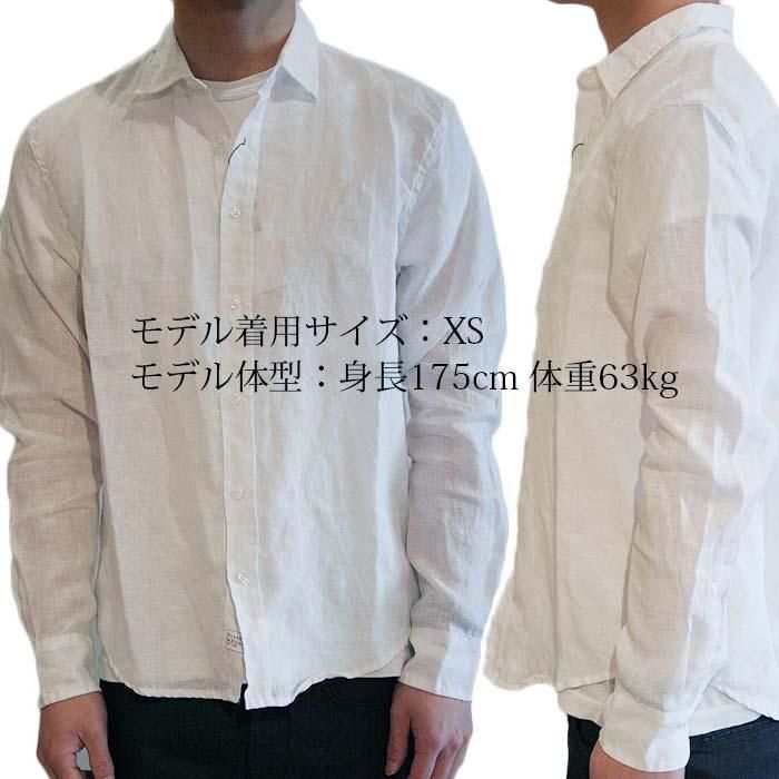 正規通販】Frank&Eileen PAUL メンズシャツ LINEN WHITE フランク