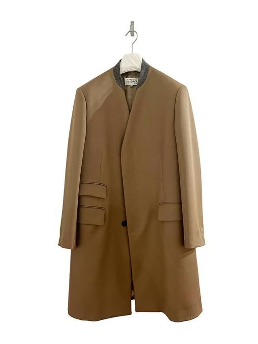 正規取扱店】Maison Margiela ウール キャバリー コート キャメル