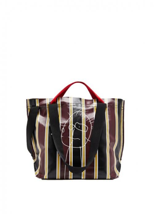 正規取扱店】Plan C ピリアンドビアンカミディアムストライプトート