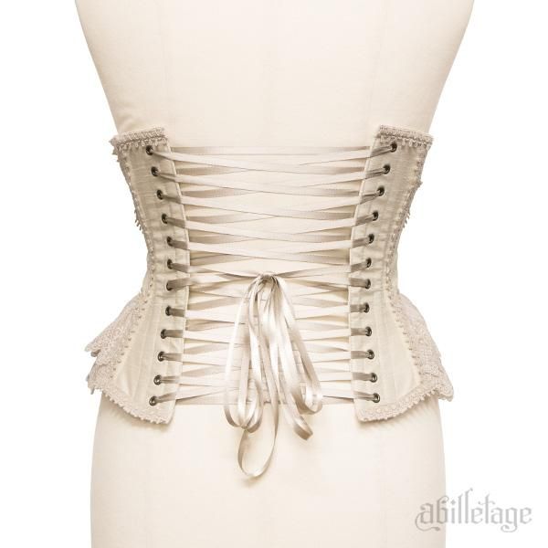 受注生産】Noir croixコルセット（グレージュ） - 【公式】abilletage