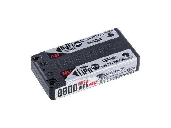 SUNPADOW 3.8V / 8800mAh /140C Platin HVリポバッテリー (1S