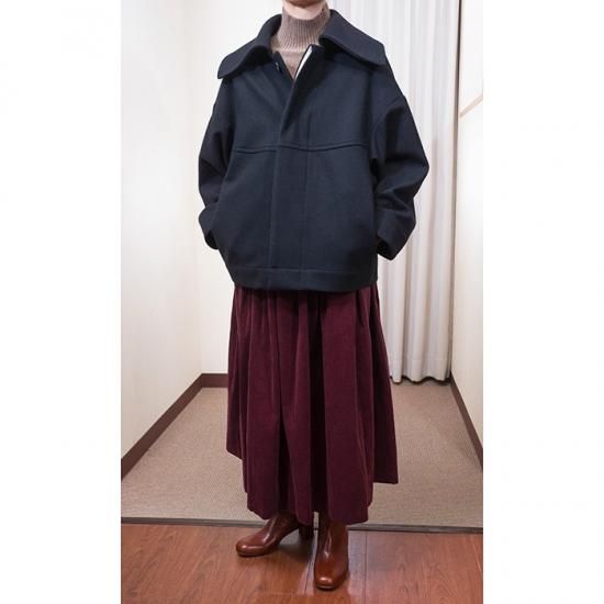 Honnete （オネット）ショートバルーンコート＃ブラック - ミナ