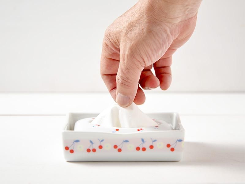 シンジカトウ 🍒 美濃焼ポケットティッシュケース | おしゃれな陶器で