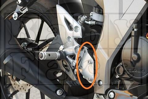 BABY FACE（ベビーフェイス） GSX-R125 18～23 セットバックプレート