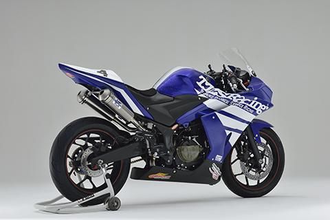 TTS YZF-R25 デュアルレーシングマフラー 送料無料！ - ミニバイク