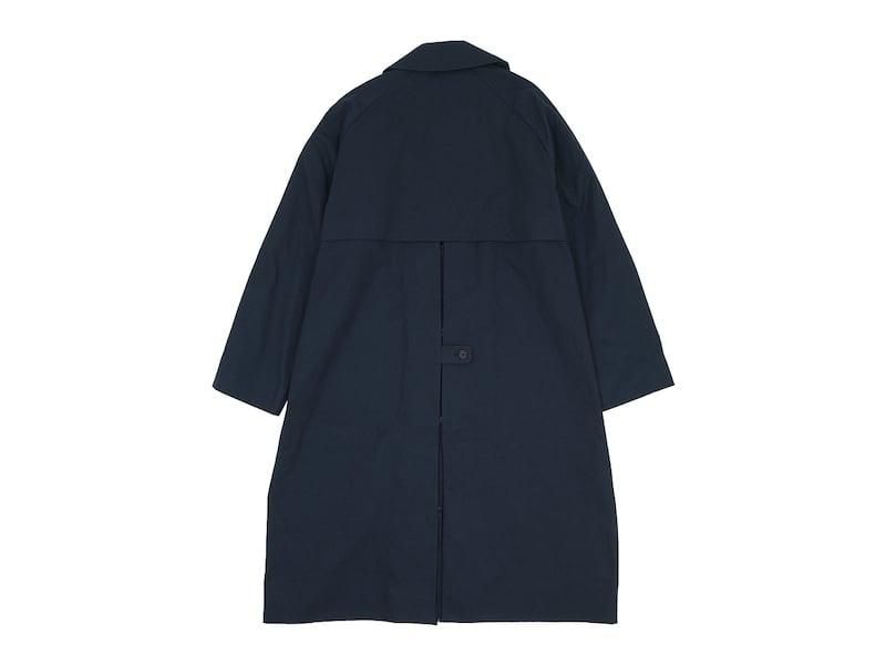 YAECA ステンカラーコート スタンダード NAVY 〔レディース〕 【60553