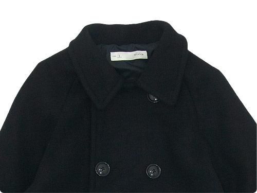 nisica メルトンPコート BLACK nisica通販・取扱い rusk（ラスク）