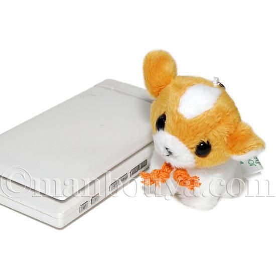 ぬいぐるみ 犬 たけのこ プチフォンテーヌ 携帯ストラップ チワワ 茶