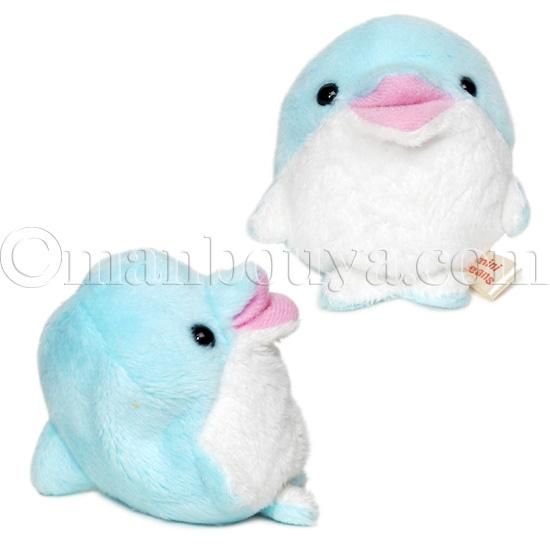 イルカ ぬいぐるみ 海の生き物 A-SHOW ミニビーンズ ドルフィン 7cm