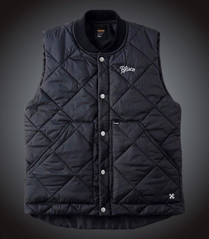 BLUCO キルティングベスト | ブラック - ZAP 西海岸系ストリート