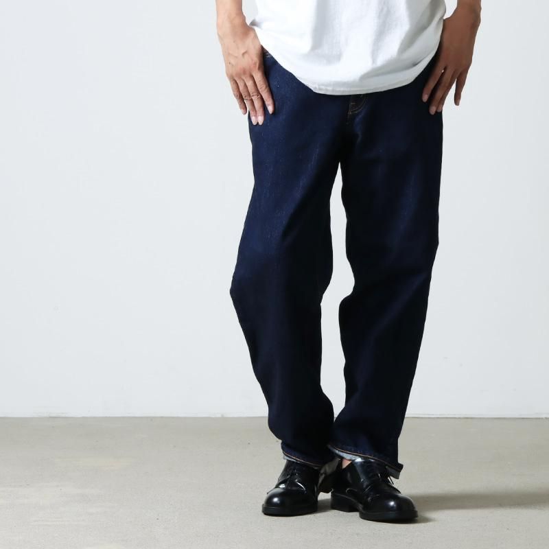 CIOTA (シオタ) インディゴ スビンコットン 13.5oz ワイドテーパード