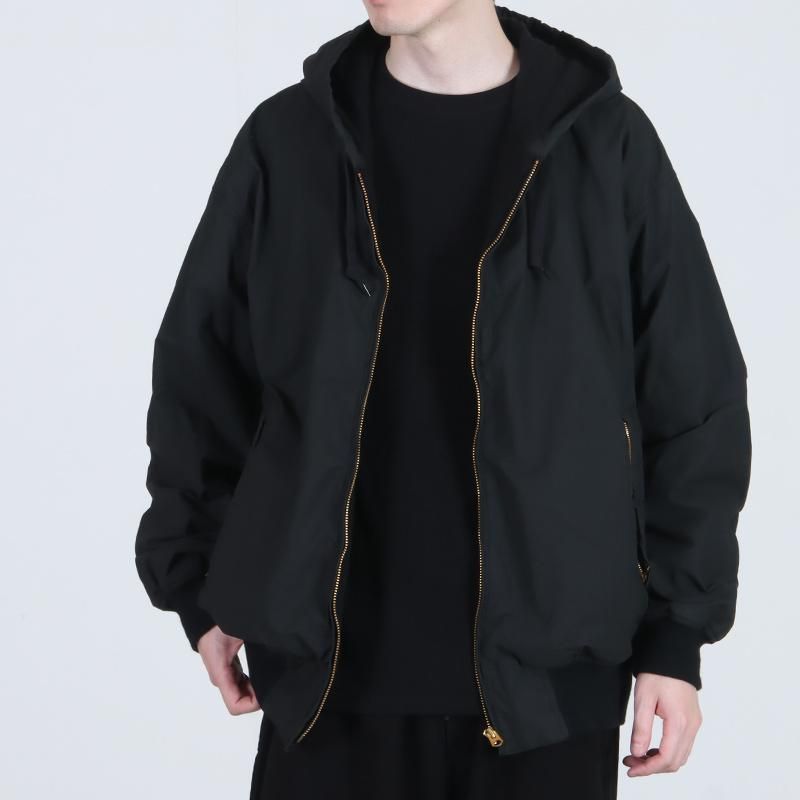 COMOLI (コモリ) コットンナイロン ジップパーカ