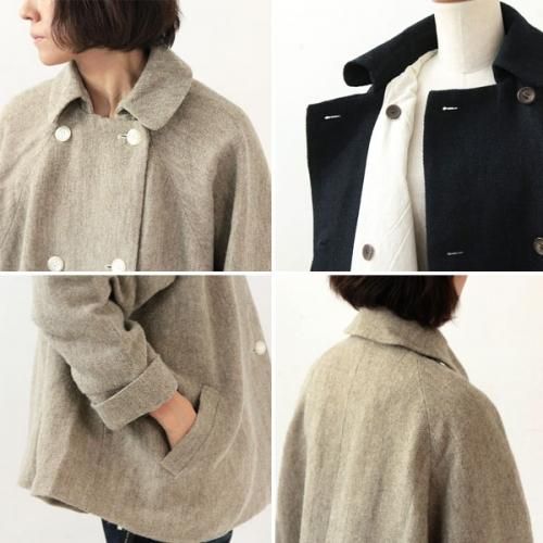 Veritecoeur (ヴェリテクール) トラペーズラインショートコート