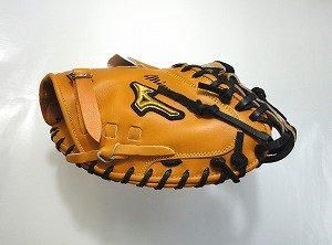 ミズノ 硬式ミズノプロ キャッチャーミット（ビターオレンジ）- 野球