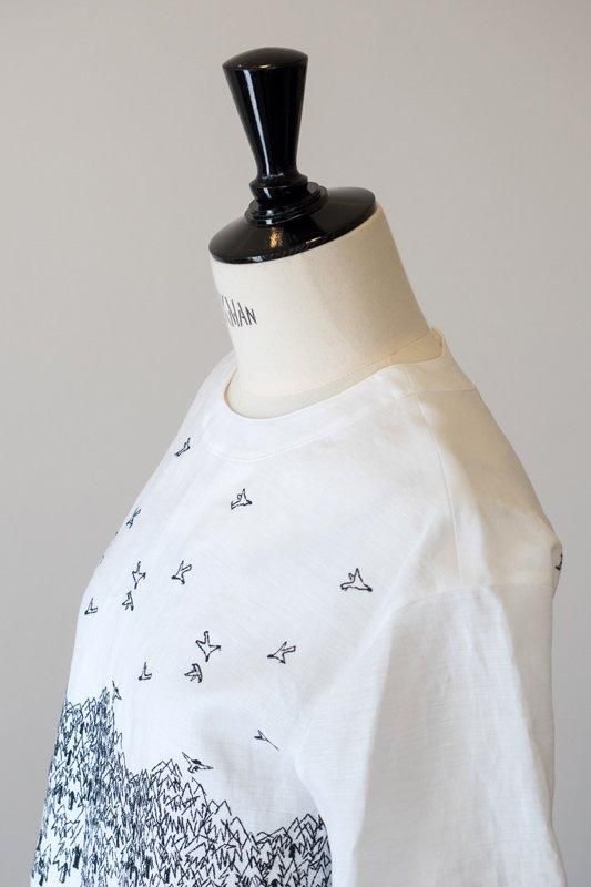 mina perhonen forest to bird ブラウス - ミナペルホネン正規取扱店