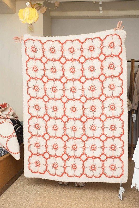 mina perhonen anemone ブランケット -small size- (約105×145) - ミナ