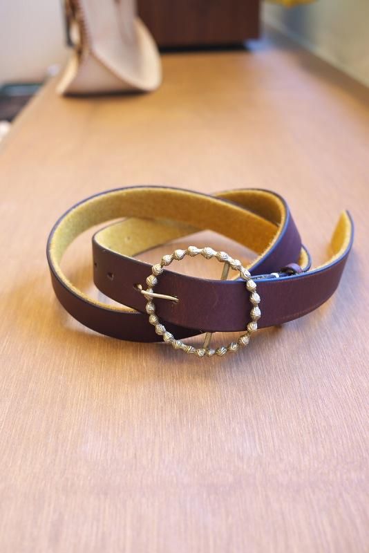 ミナペルホネン tambourine ベルト (ブラウン) - ミナペルホネン正規