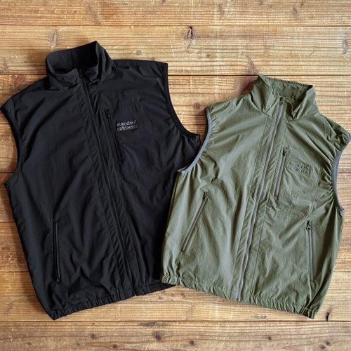STANDARD CALIFORNIA】SD CORDURA STRETCH UTILITY VEST BLACK